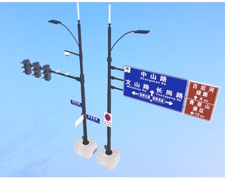道路多合一智慧桿、智慧桿